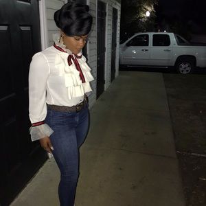 Dramatic Button Down Blouse